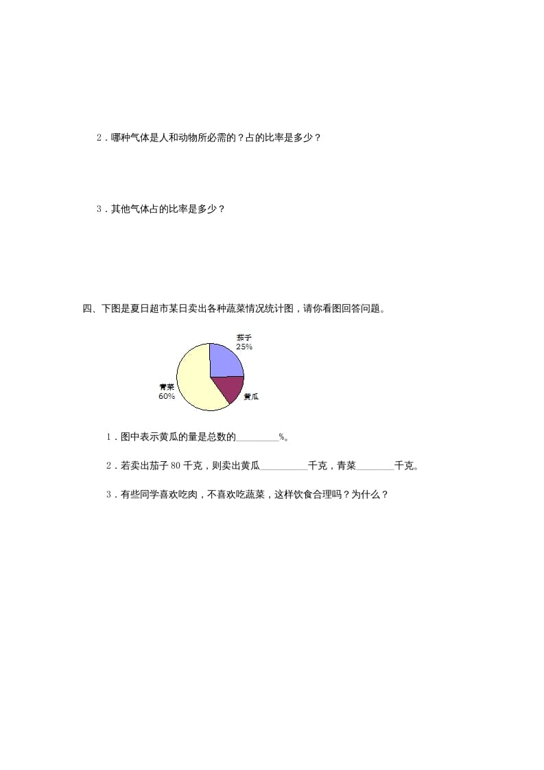 图片[2]-六年级数学上册7扇形统计图（人教版）-知识笔记