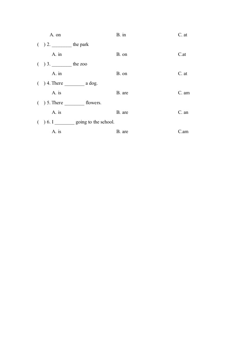 图片[2]-二年级英语上册Unit5_Lesson2课时训练（人教版一起点）-知识笔记