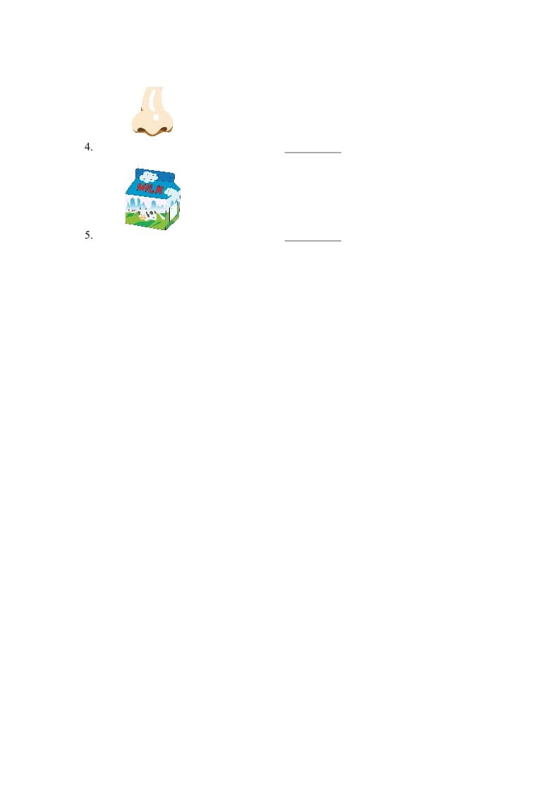 图片[3]-三年级英语上册Unit4_A_Let’s_learn同步习题(4)（人教版一起点）-知识笔记