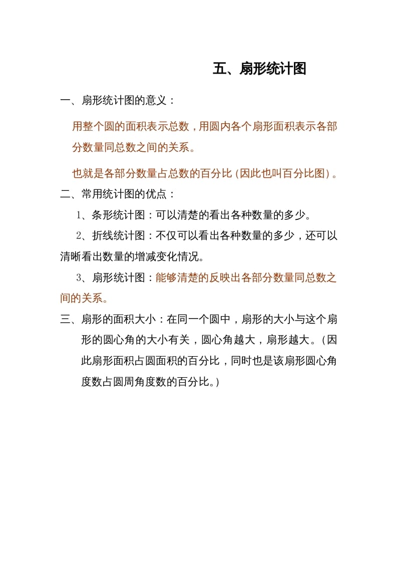六年级数学上册第5单元归纳总结（人教版）-知识笔记