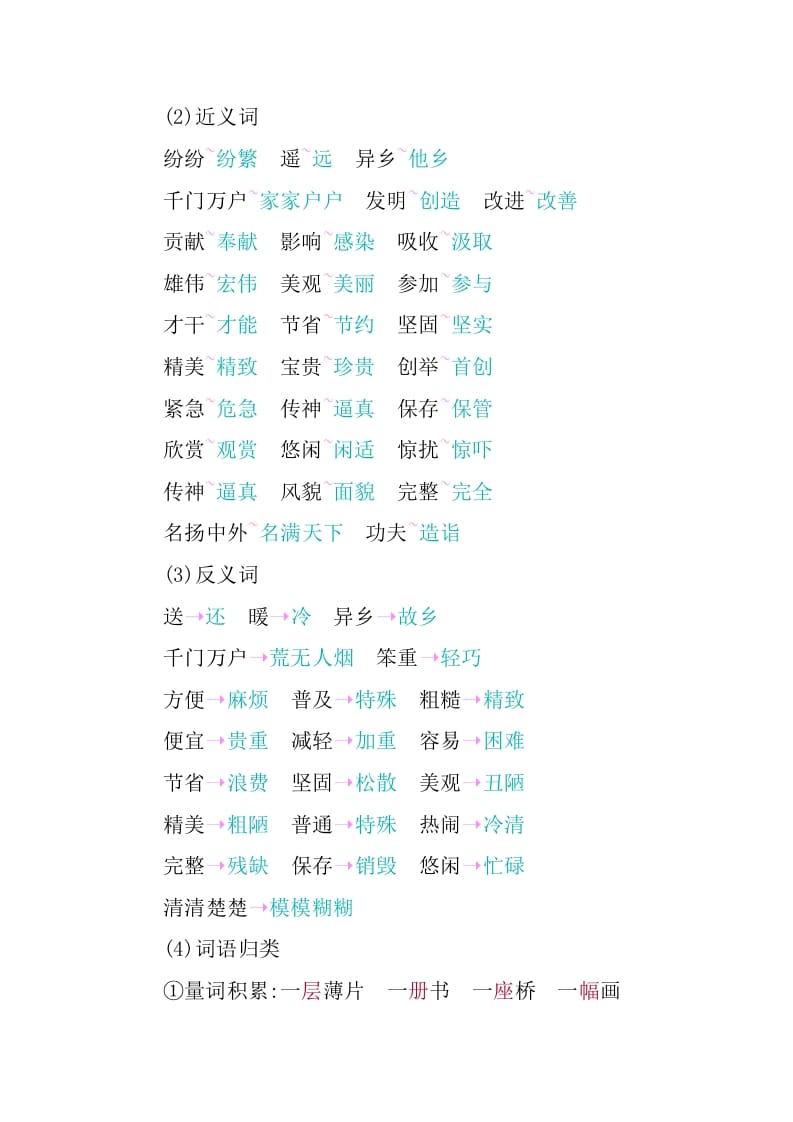 图片[3]-三年级语文下册第三单元知识小结-知识笔记