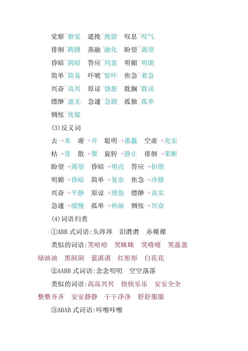 图片[2]-六年级语文下册第三单元知识小结-知识笔记