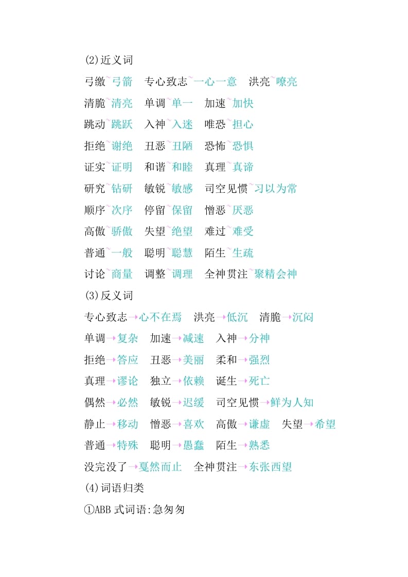 图片[2]-六年级语文下册第五单元知识小结-知识笔记