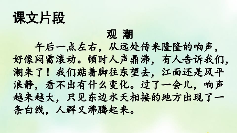 图片[2]-四年级语文上册专项6积累背诵复习课件-知识笔记