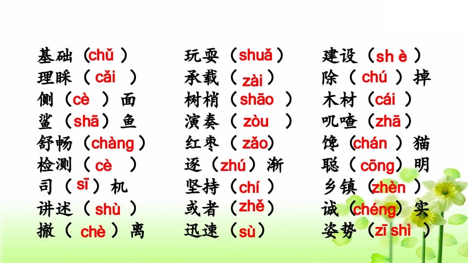 图片[3]-三年级语文上册生字专项复习（部编版）-知识笔记