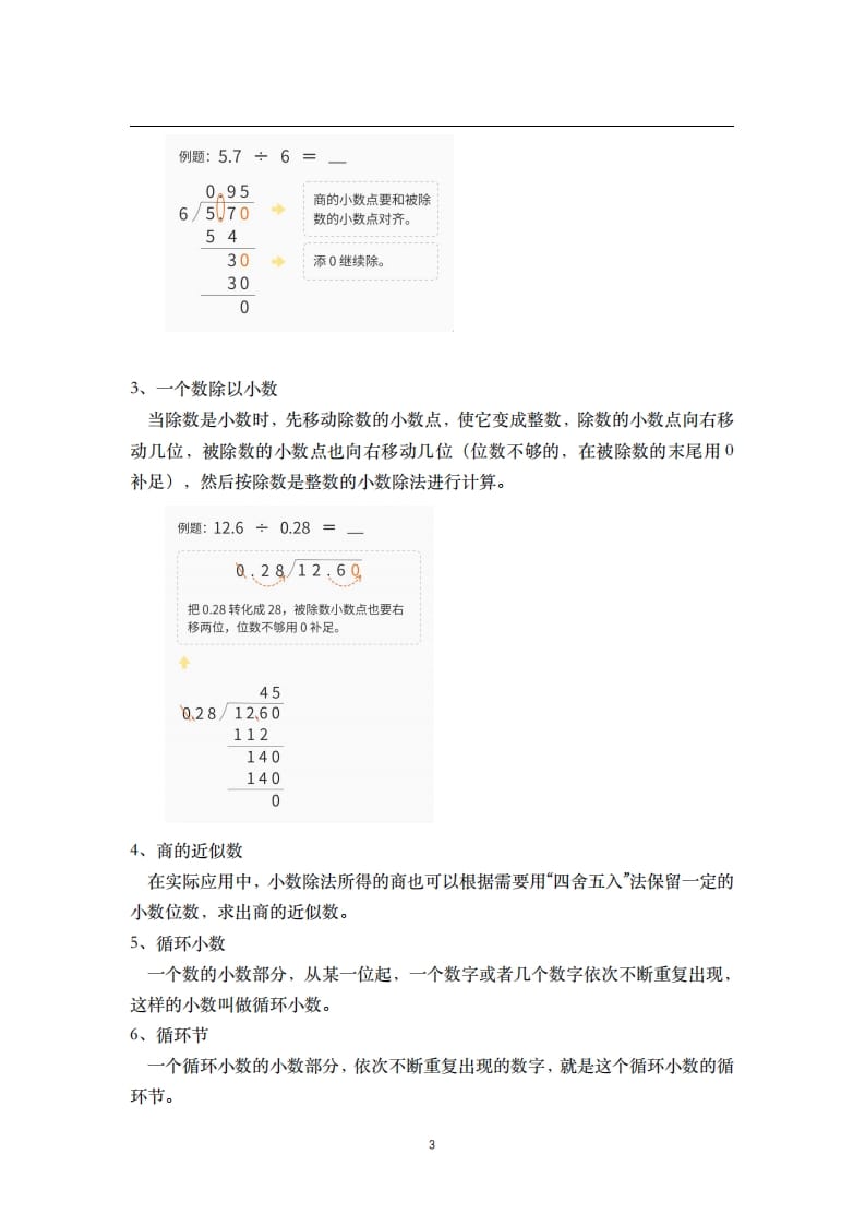 图片[3]-五年级数学上册-核心知识点总结（人教版）-知识笔记