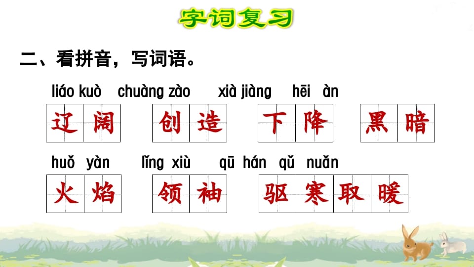 图片[3]-四年级语文上册第4单元复习-知识笔记