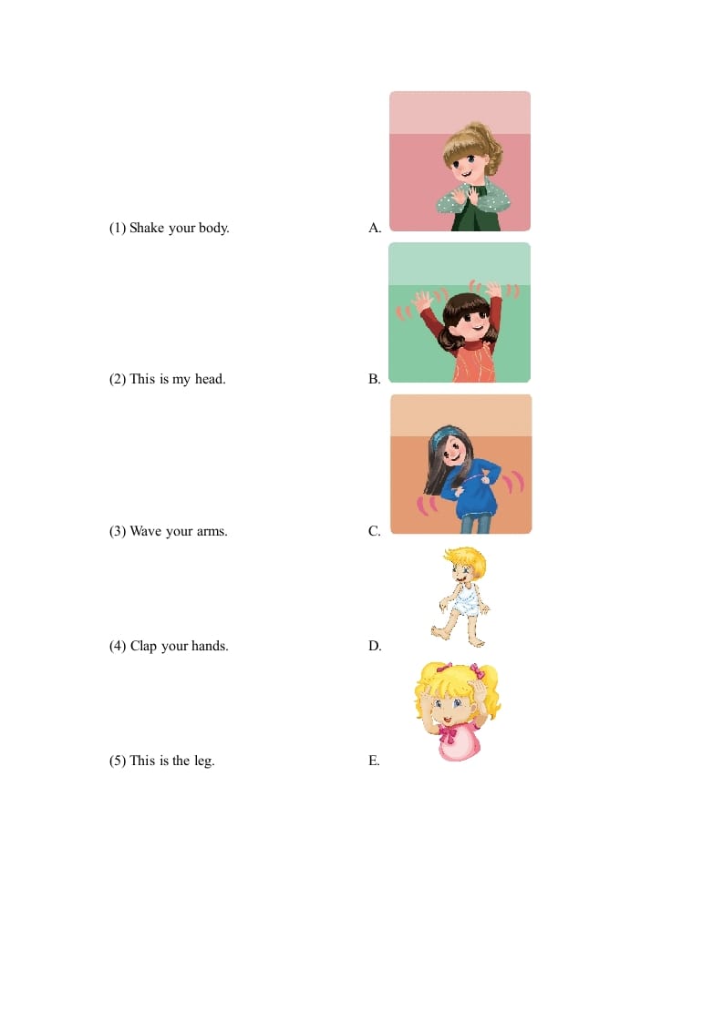图片[2]-三年级英语上册Unit3_B_Let’s_learn同步习题(1)（人教版一起点）-知识笔记
