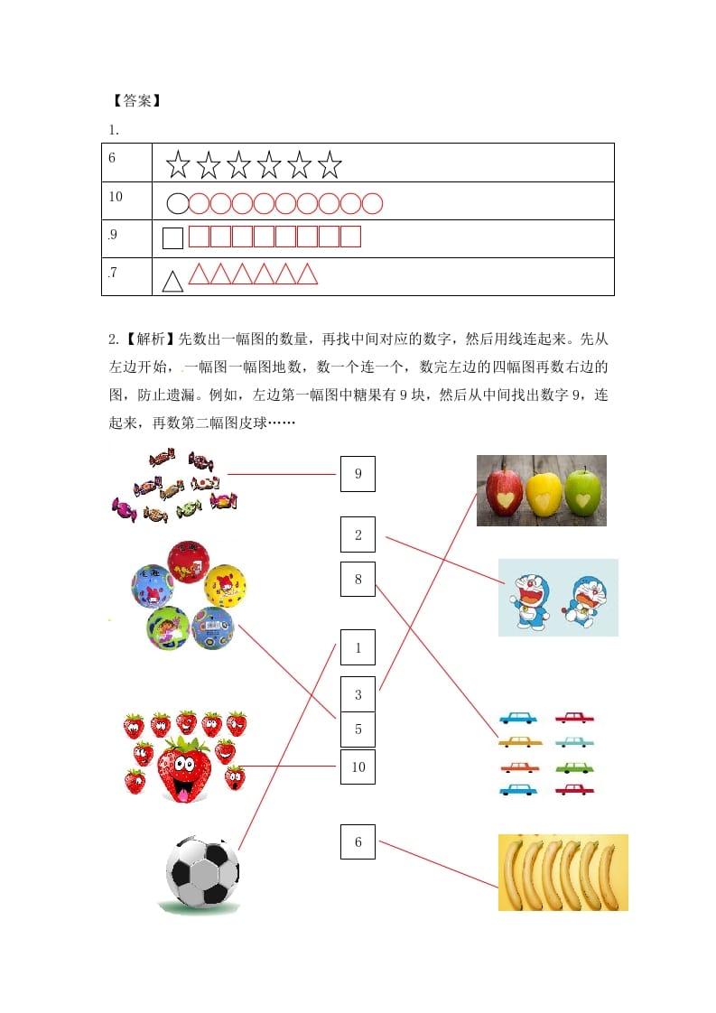 图片[3]-一年级数学上册5.2认识10以内的数-（苏教版）-知识笔记