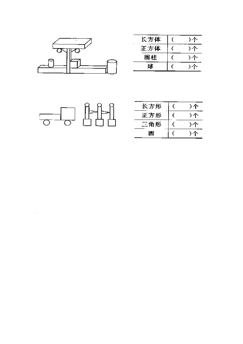 图片[2]-一年级数学上册6.3认识图形-（苏教版）-知识笔记