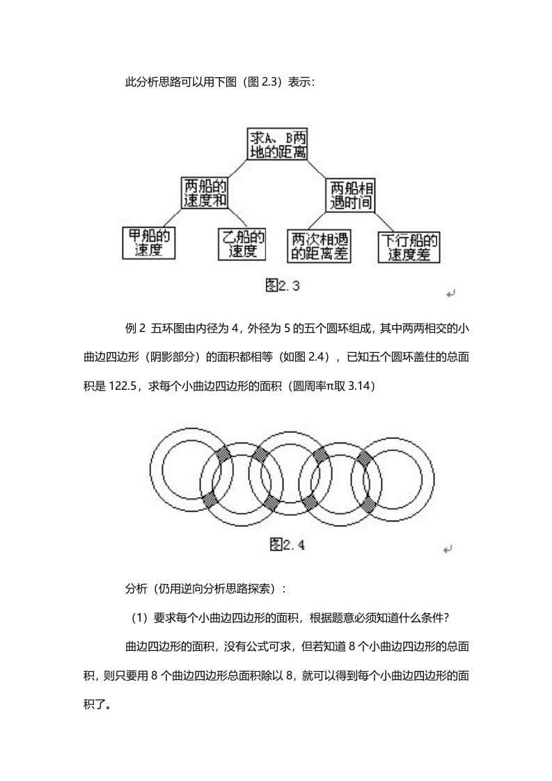 图片[2]-四年级数学下册2、逆向分析思路-知识笔记