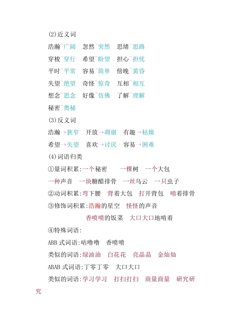 图片[2]-三年级语文下册第五单元知识小结-知识笔记