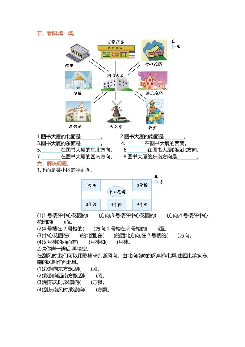 图片[2]-二年级数学下册第二单元-知识笔记
