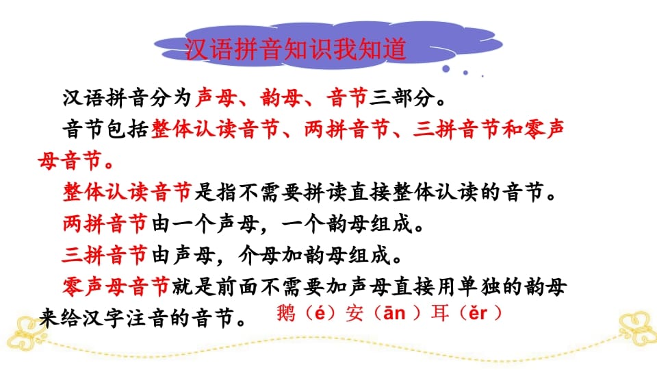 图片[3]-一年级语文上册汉语拼音专项复习（部编版）-知识笔记