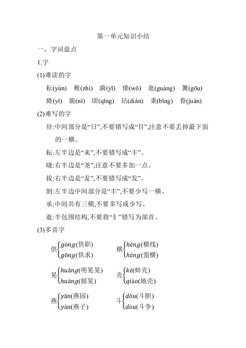 五年级数学下册第一单元知识小结_人教（部编版）-知识笔记