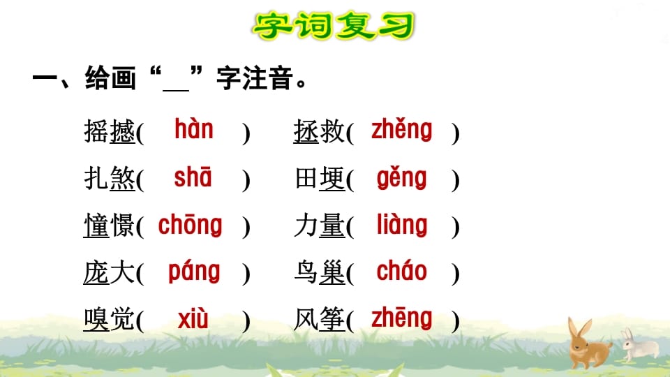 图片[2]-四年级语文上册第5单元复习-知识笔记