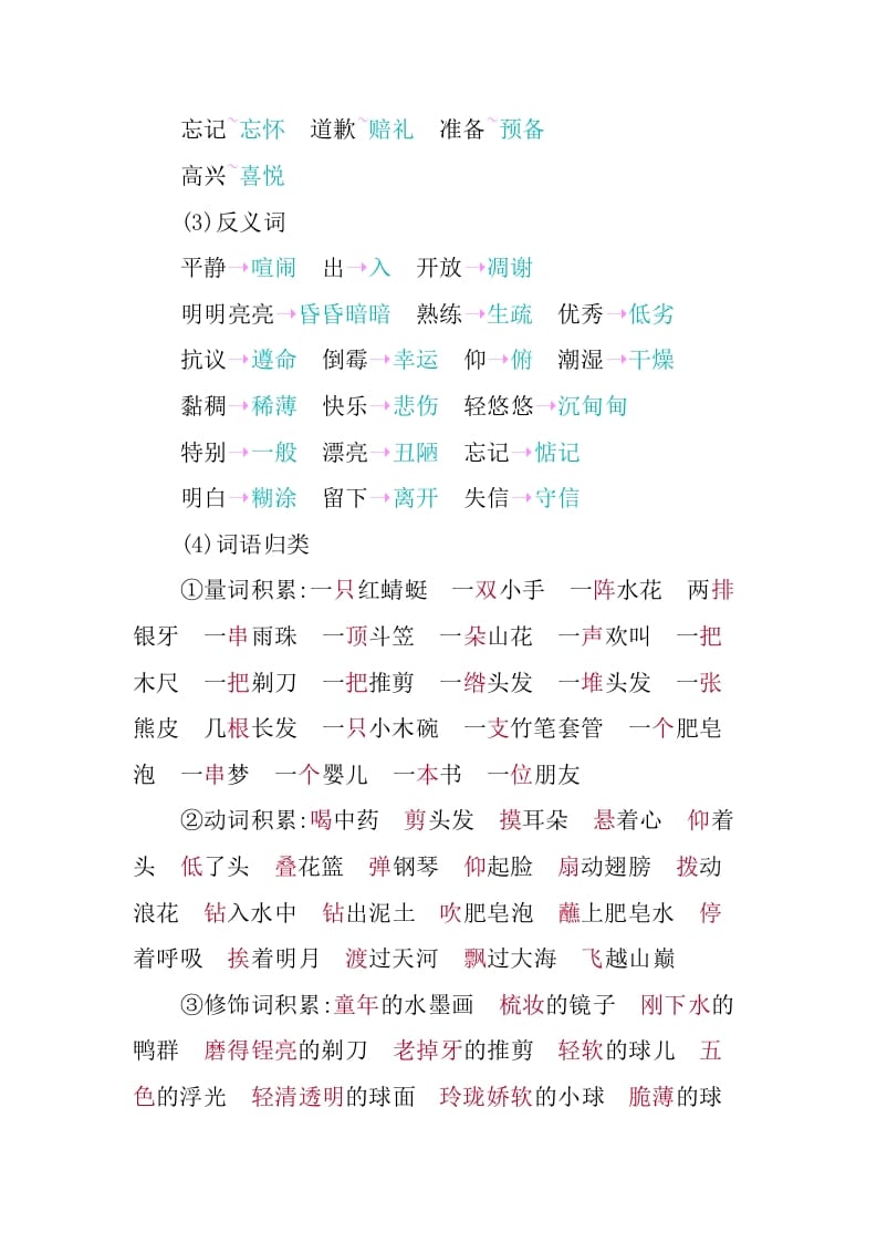 图片[3]-三年级语文下册第六单元知识小结-知识笔记
