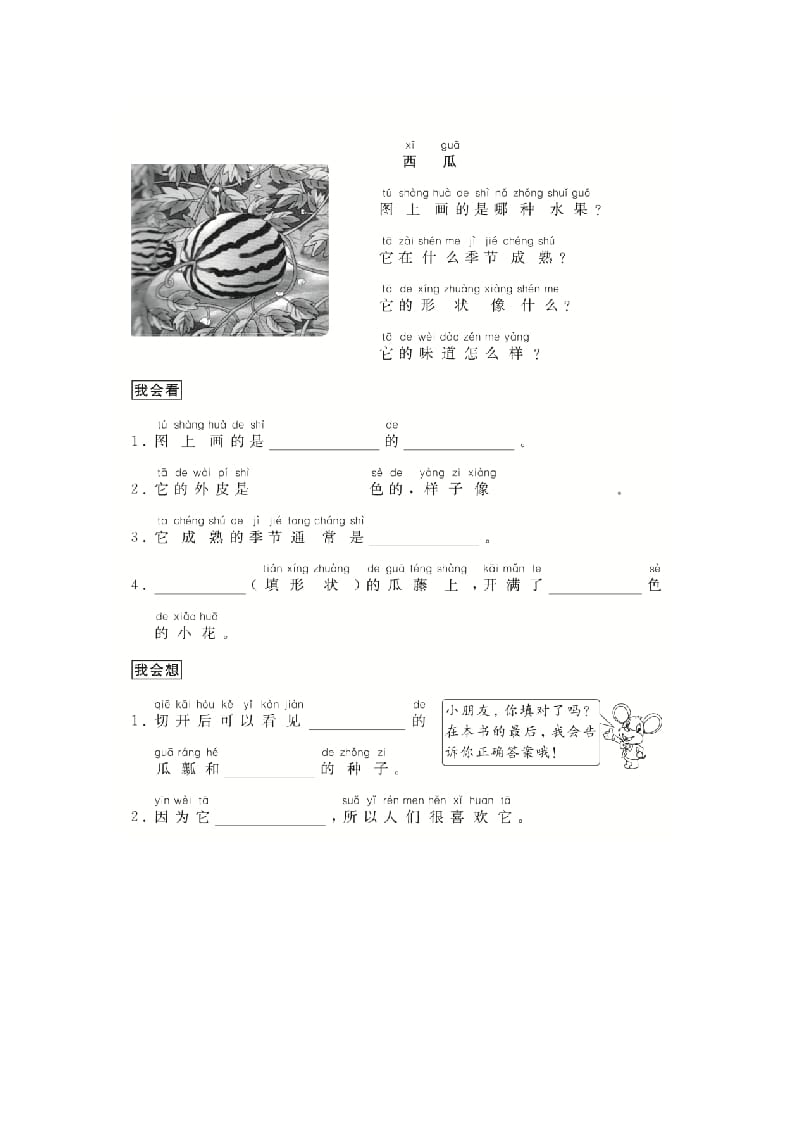 图片[3]-二年级语文上册（跟我学写话）写物（5篇）（部编）-知识笔记