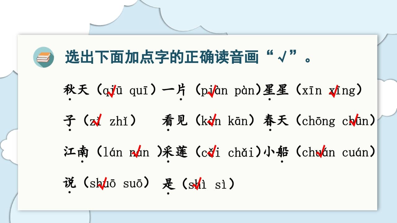 图片[3]-一年级语文上册（复习课件）第四单元（部编版）-知识笔记